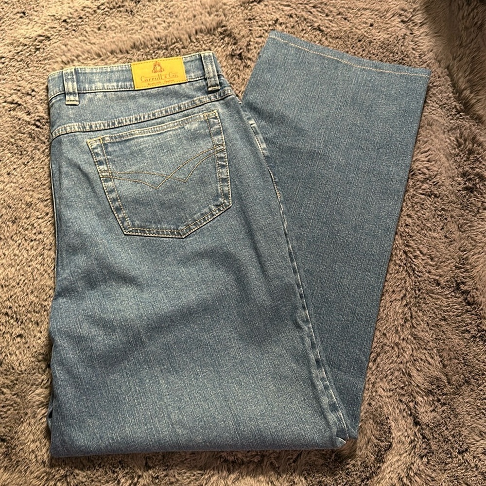 Carroll & Co Beverly Hills Pasadena classic med-wash stretch 38 x 29 unisex